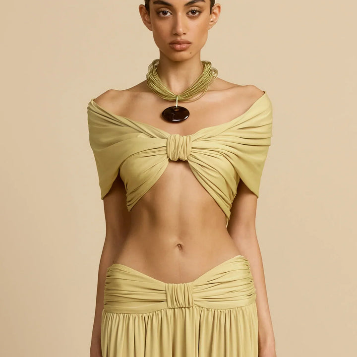 Conjunto de cropped y falda larga Modern Dalene