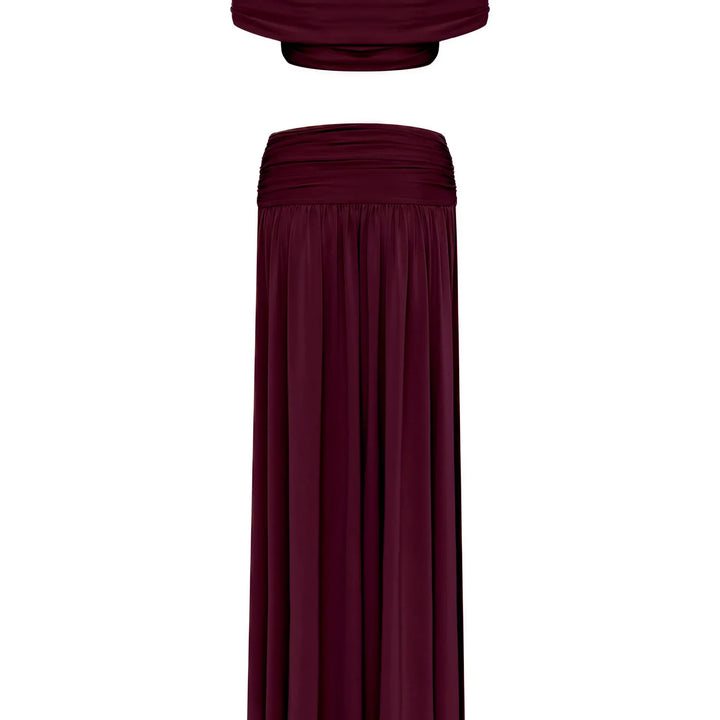 Conjunto de cropped y falda larga Modern Dalene
