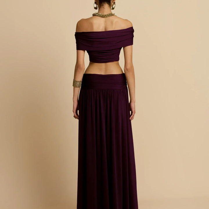 Conjunto de cropped y falda larga Modern Dalene