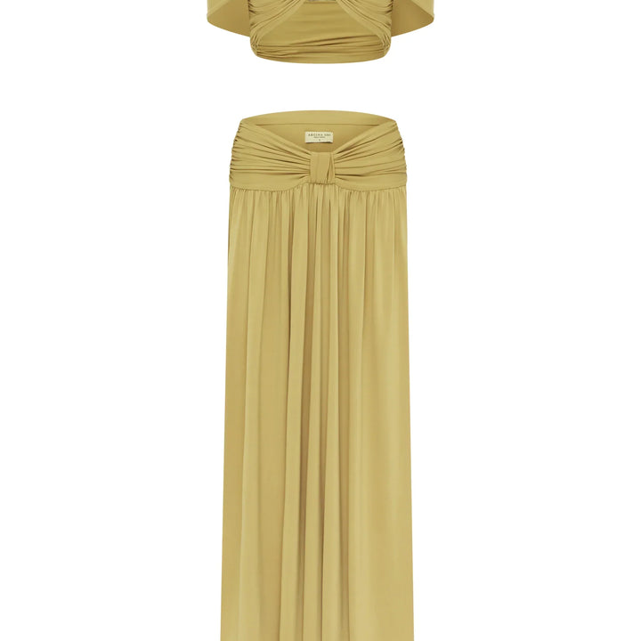 Conjunto de cropped y falda larga Modern Dalene