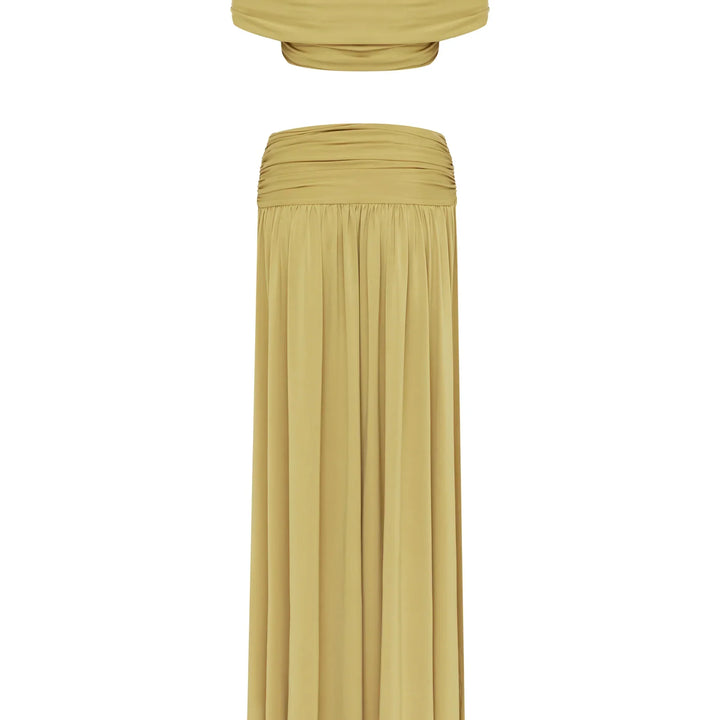 Conjunto de cropped y falda larga Modern Dalene