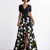 Vestido largo floral con abertura Modern Milla