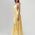 Vestido largo satinado con espalda abierta Modern Athena elegante y sensual