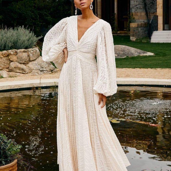 Vestido largo fluido Modern Noá elegante y ligero