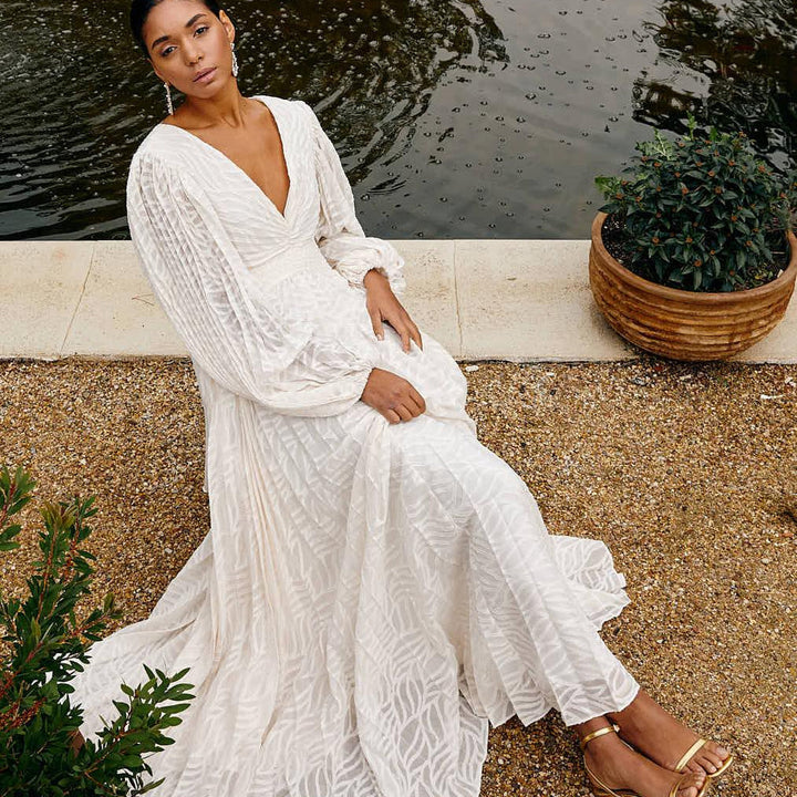 Vestido largo fluido Modern Noá elegante y ligero