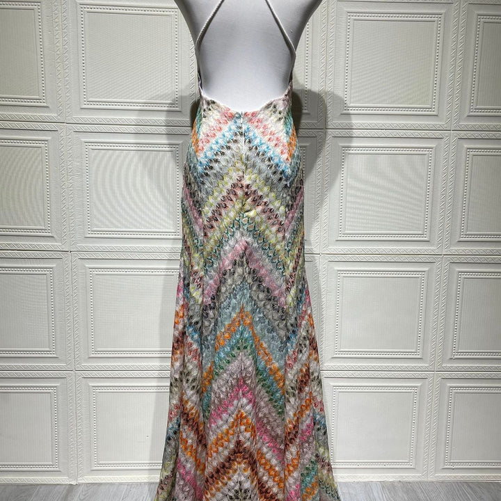 Vestido largo de tirantes Modern Celine