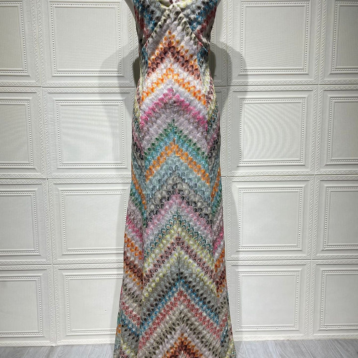 Vestido largo de tirantes Modern Celine