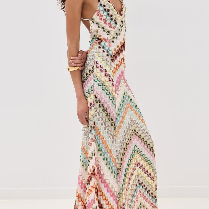 Vestido largo de tirantes Modern Celine