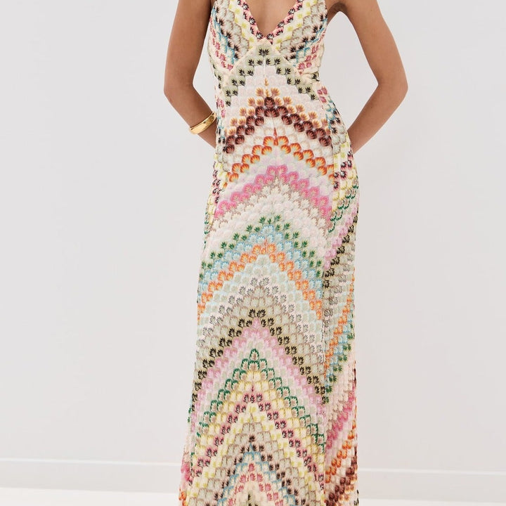 Vestido largo de tirantes Modern Celine