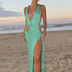 Vestido largo con abertura lateral Modern Hayley